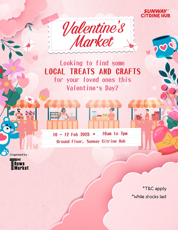 Get a valentine's gift for your loved ones from our Valentine's Market!