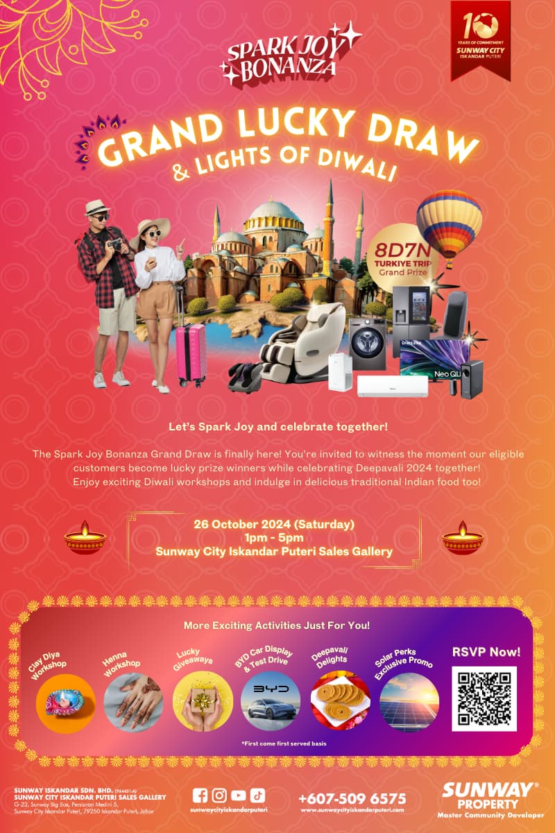 Spark Joy Bonanza Grand Lucky Draw & Lights of Diwali