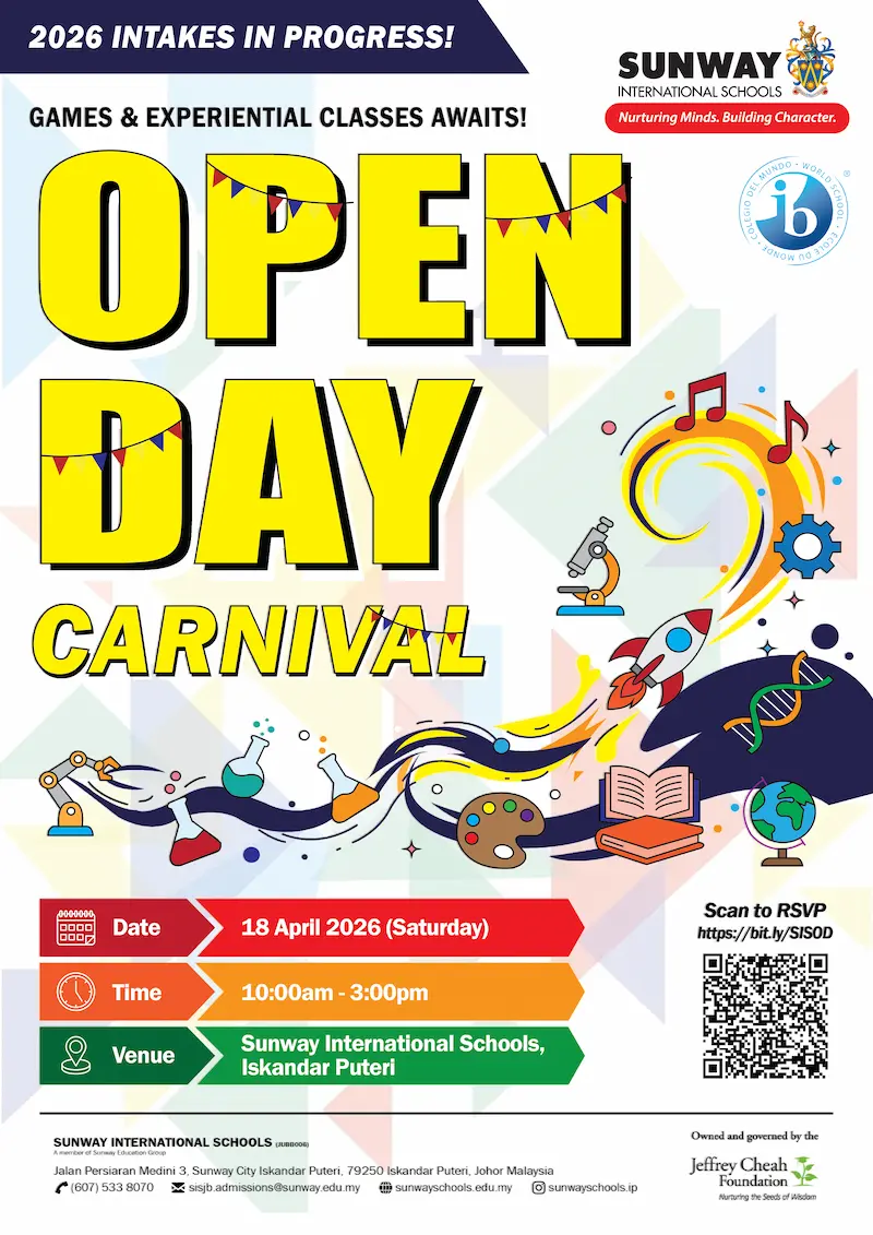 🌟 Sunway International School – Open Day Carnival! 🌟